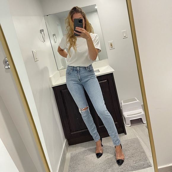 Aritzia Denim - Agolde Sophie Jeans Skinny Size 27 Light Wash